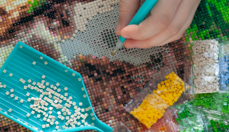 Les broderies diamant en Full drill « DMC » pour votre intérieur