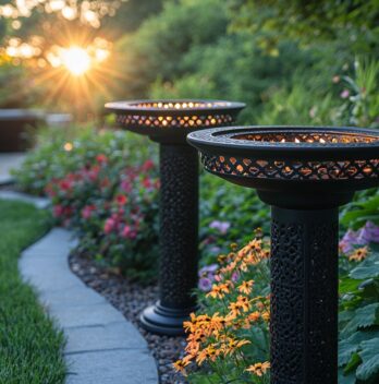 Cendriers sur pied pour jardins et terrasses : nos coups de cœur