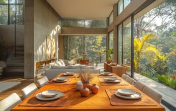 Tendance terracotta : des chemins de table pour une déco contemporaine