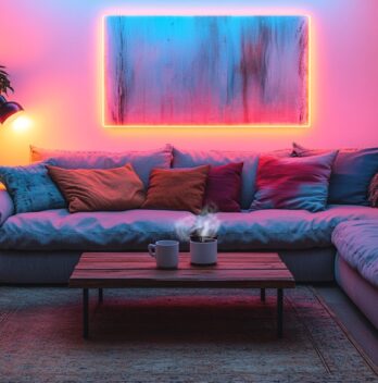 Néons et ambiance cosy : créez un espace chaleureux