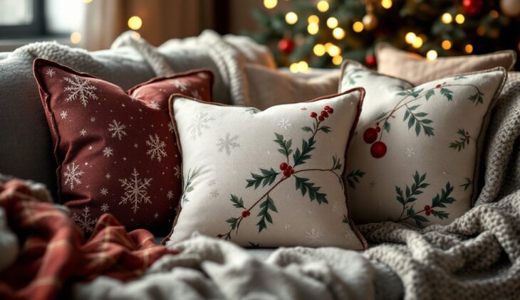Housses de coussin de noël : les tendances à suivre