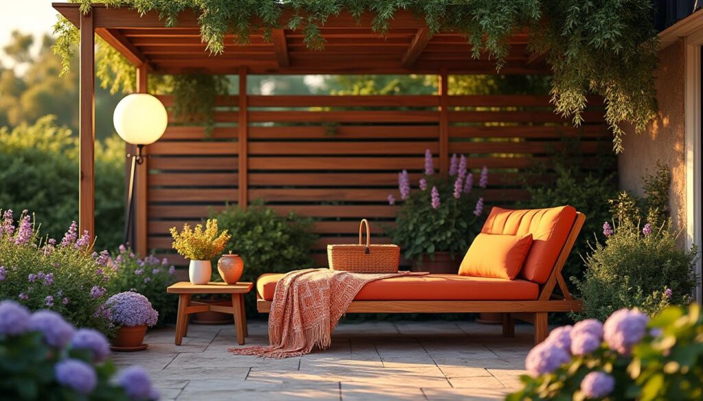 découvrez comment créer un coin détente rétro dans votre jardin pour un espace extérieur chaleureux et authentique, parfait pour se relaxer et recevoir.