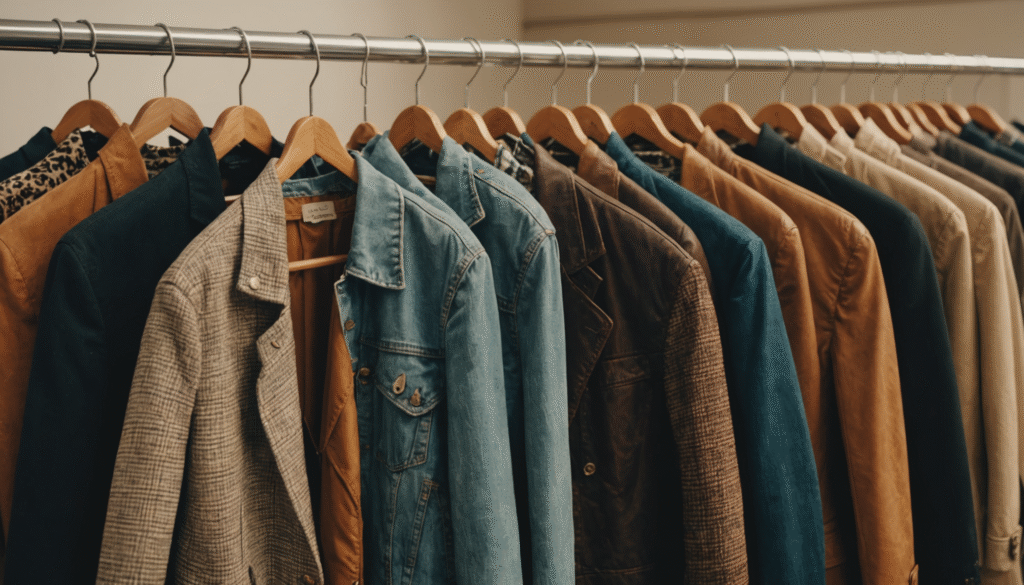 découvrez une sélection unique de vêtements vintage et fripes de caractère pour un style authentique et original.