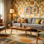 découvrez comment rénover votre intérieur dans un esprit vintage des années 60, en combinant mobilier scandinave élégant et papier peint géométrique rétro pour un style unique et authentique.