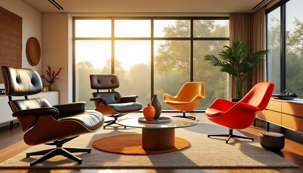 découvrez les icônes du design des années 60, de charles eames à verner panton, avec leurs créations emblématiques qui ont marqué l'histoire du mobilier.