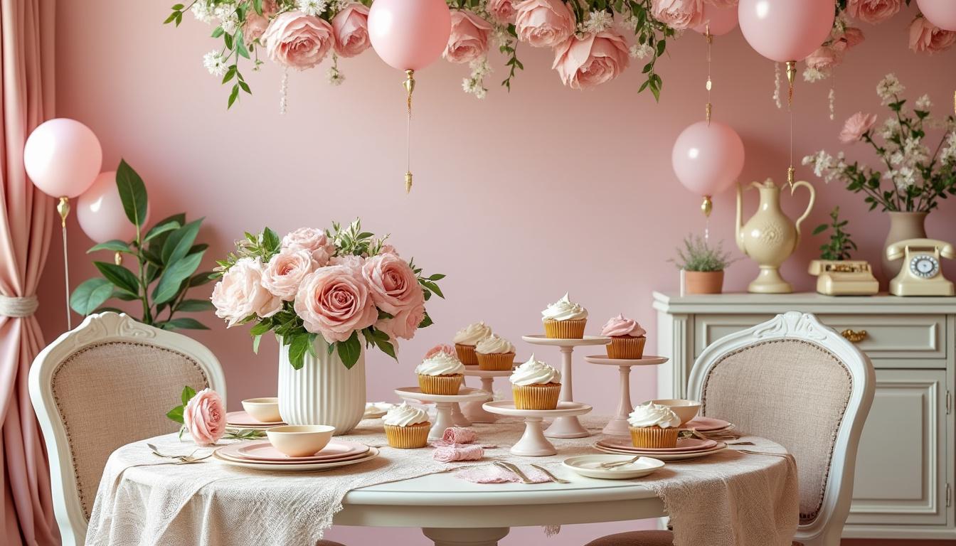 découvrez comment décorer une baby shower avec élégance et charme grâce à un style rétro chic alliant vintage et douceur pour une ambiance inoubliable.